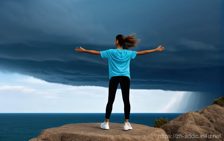 도박 중독 치료 약물 - **Prompt: "A nuanced depiction of an individual (adult, gender-neutral) experiencing the initial sub...