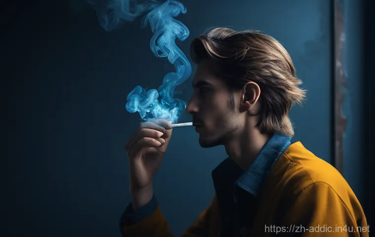 니코틴 중독 치료 기간 - Prompt 1: The Invisible Chains of Nicotine Addiction**