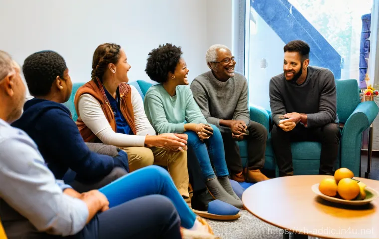 마약 중독과 사회적 재활 - **Prompt 2: Immersive VR/AR Therapy for Overcoming Cravings**
    A futuristic therapy room with sof...